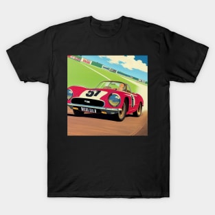 Vintage Classic F1 Formula One Car Poster T-Shirt